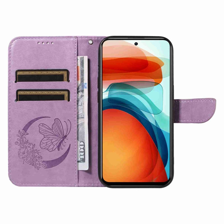 For Xiaomi Poco X3 GT 5G Swallowtail Butterfly Embossed Leather Phone Case