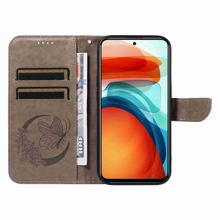 For Xiaomi Poco X3 GT 5G Swallowtail Butterfly Embossed Leather Phone Case