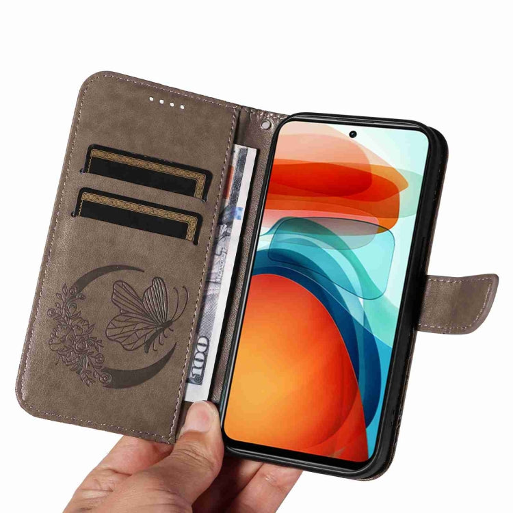 For Xiaomi Poco X3 GT 5G Swallowtail Butterfly Embossed Leather Phone Case