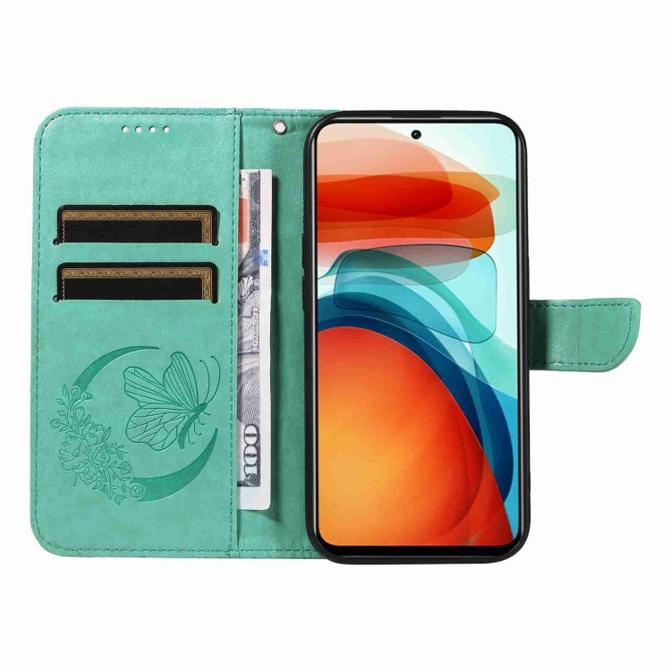 For Xiaomi Poco X3 GT 5G Swallowtail Butterfly Embossed Leather Phone Case