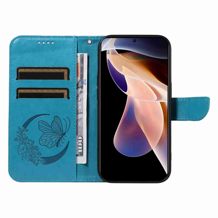 For Xiaomi Redmi Note 11 Pro 5G / 4G Swallowtail Butterfly Embossed Leather Phone Case
