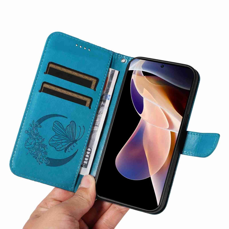 For Xiaomi Redmi Note 11 Pro 5G / 4G Swallowtail Butterfly Embossed Leather Phone Case