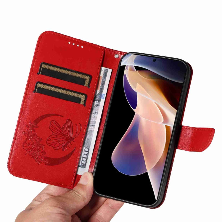 For Xiaomi Redmi Note 11 Pro 5G / 4G Swallowtail Butterfly Embossed Leather Phone Case