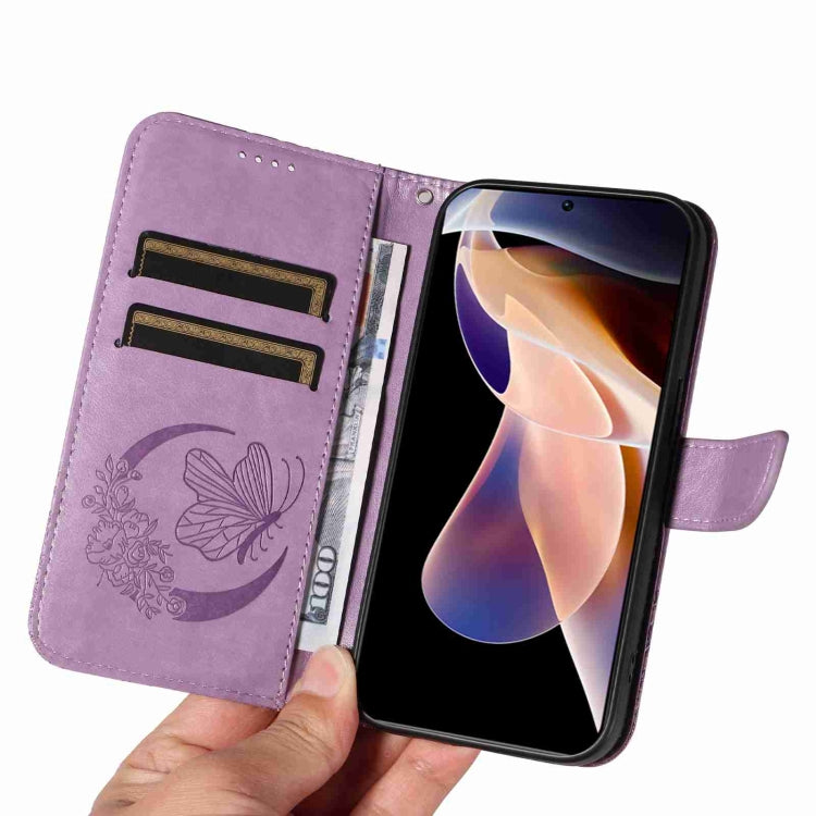For Xiaomi Redmi Note 11 Pro 5G / 4G Swallowtail Butterfly Embossed Leather Phone Case