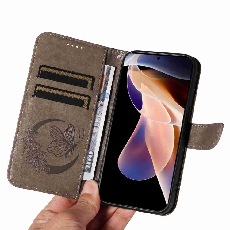 For Xiaomi Redmi Note 11 Pro 5G / 4G Swallowtail Butterfly Embossed Leather Phone Case