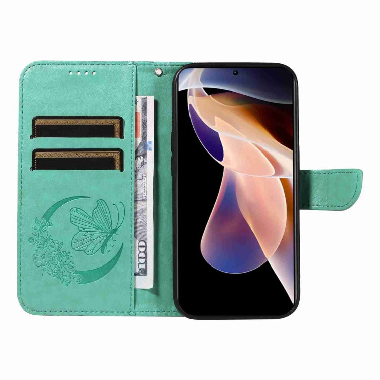 For Xiaomi Redmi Note 11 Pro 5G / 4G Swallowtail Butterfly Embossed Leather Phone Case