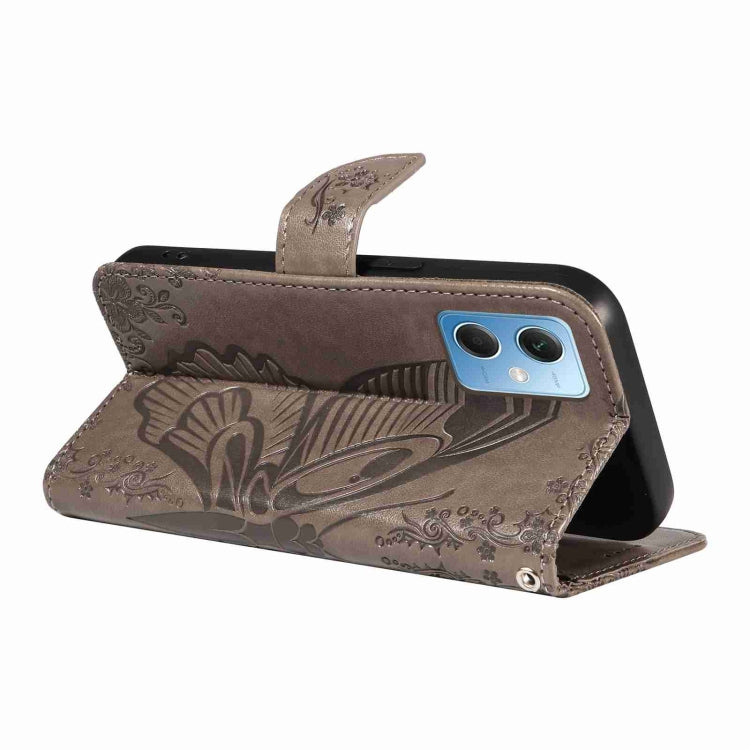 For Xiaomi Poco X5 5G Swallowtail Butterfly Embossed Leather Phone Case