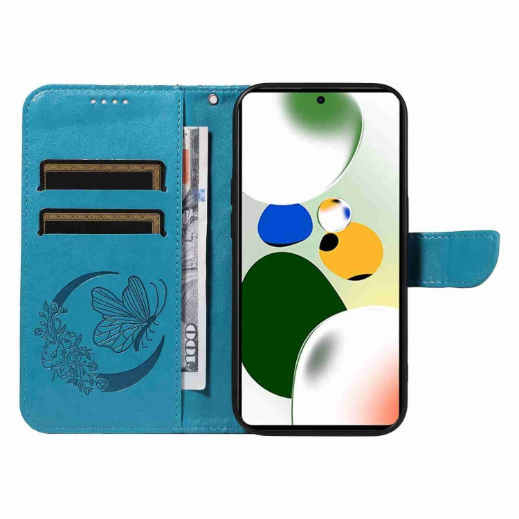 For Xiaomi Redmi Note 12 Pro Speed Swallowtail Butterfly Embossed Leather Phone Case