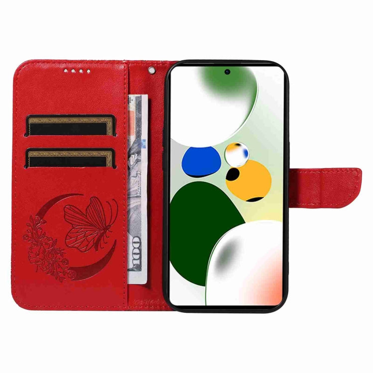 For Xiaomi Redmi Note 12 Pro Speed Swallowtail Butterfly Embossed Leather Phone Case