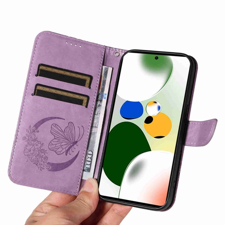 For Xiaomi Redmi Note 12 Pro Speed Swallowtail Butterfly Embossed Leather Phone Case