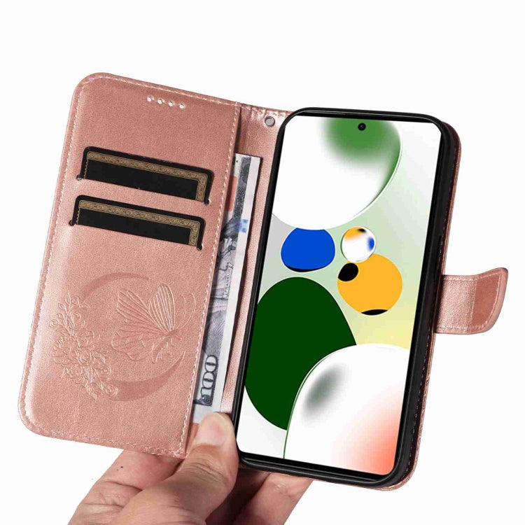 For Xiaomi Redmi Note 12 Pro Speed Swallowtail Butterfly Embossed Leather Phone Case