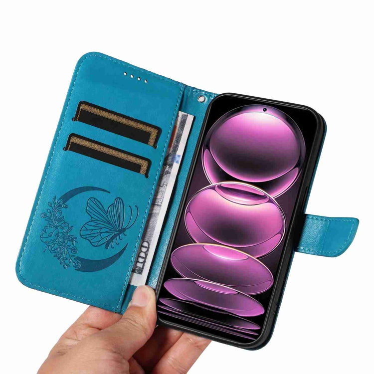 For Xiaomi Redmi Note 12 Pro 5G Global Swallowtail Butterfly Embossed Leather Phone Case