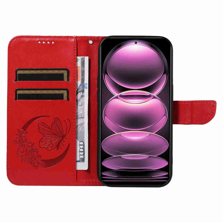 For Xiaomi Redmi Note 12 Pro 5G Global Swallowtail Butterfly Embossed Leather Phone Case