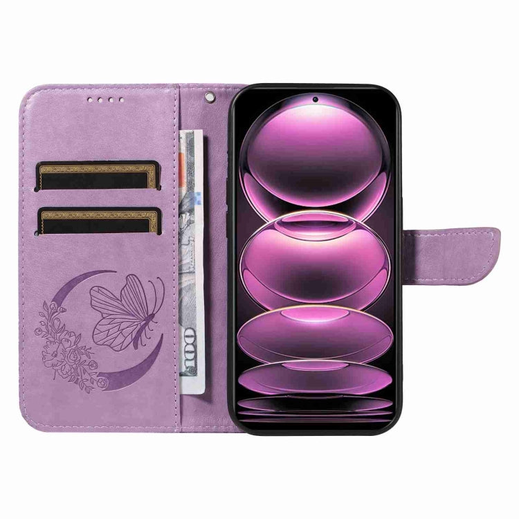 For Xiaomi Redmi Note 12 Pro 5G Global Swallowtail Butterfly Embossed Leather Phone Case