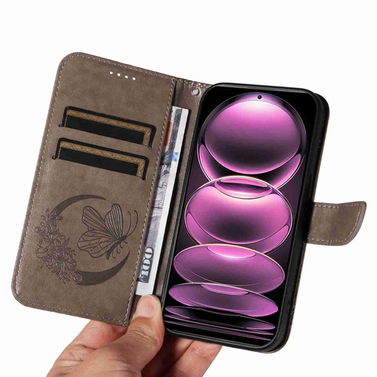 For Xiaomi Redmi Note 12 Pro 5G Global Swallowtail Butterfly Embossed Leather Phone Case