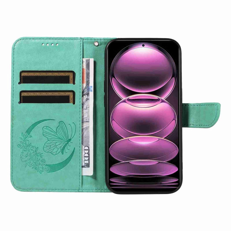 For Xiaomi Redmi Note 12 Pro 5G Global Swallowtail Butterfly Embossed Leather Phone Case