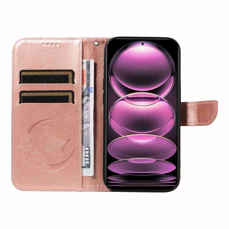 For Xiaomi Redmi Note 12 Pro 5G Global Swallowtail Butterfly Embossed Leather Phone Case