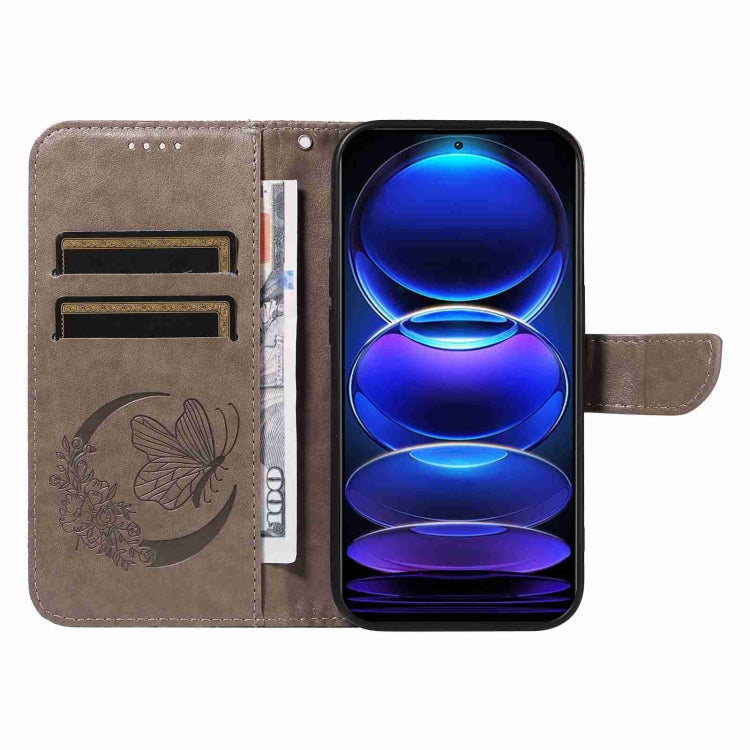 For Xiaomi Redmi Note 12 Pro+ Global Swallowtail Butterfly Embossed Leather Phone Case