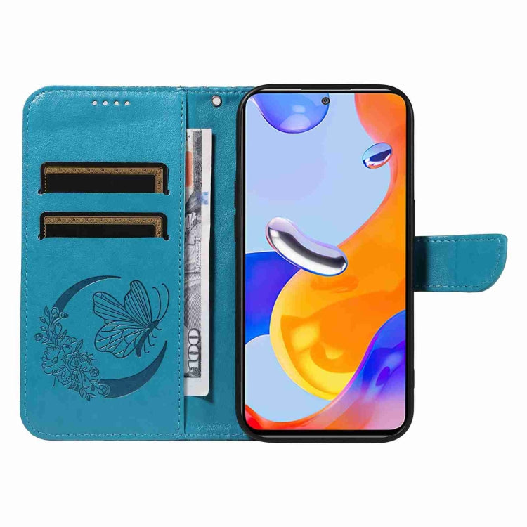 For Xiaomi Redmi Note 12S 4G / 11 / 11S Swallowtail Butterfly Embossed Leather Phone Case