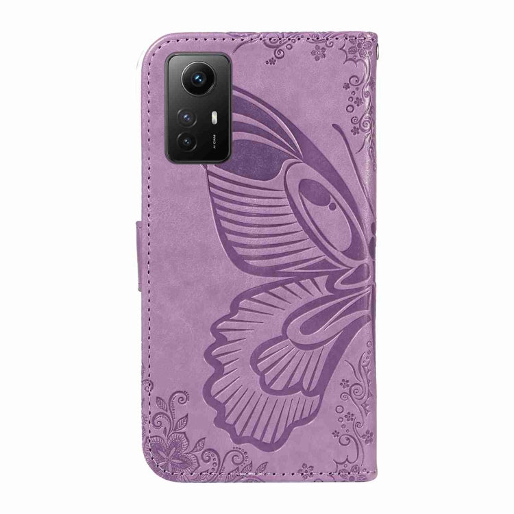 For Xiaomi Redmi Note 12S 4G / 11 / 11S Swallowtail Butterfly Embossed Leather Phone Case