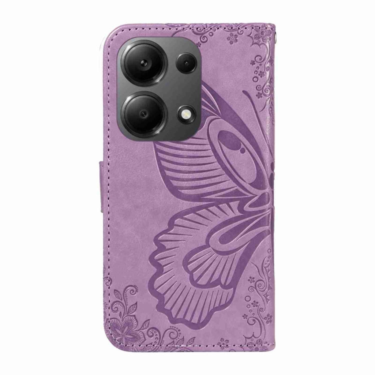 For Xiaomi Redmi Note 13 Pro 4G Swallowtail Butterfly Embossed Leather Phone Case