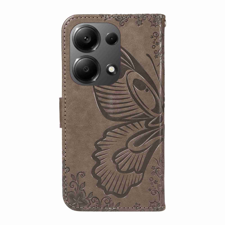 For Xiaomi Redmi Note 13 Pro 4G Swallowtail Butterfly Embossed Leather Phone Case