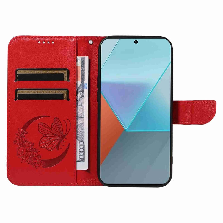 For Xiaomi Redmi Note 13 Pro 5G Swallowtail Butterfly Embossed Leather Phone Case