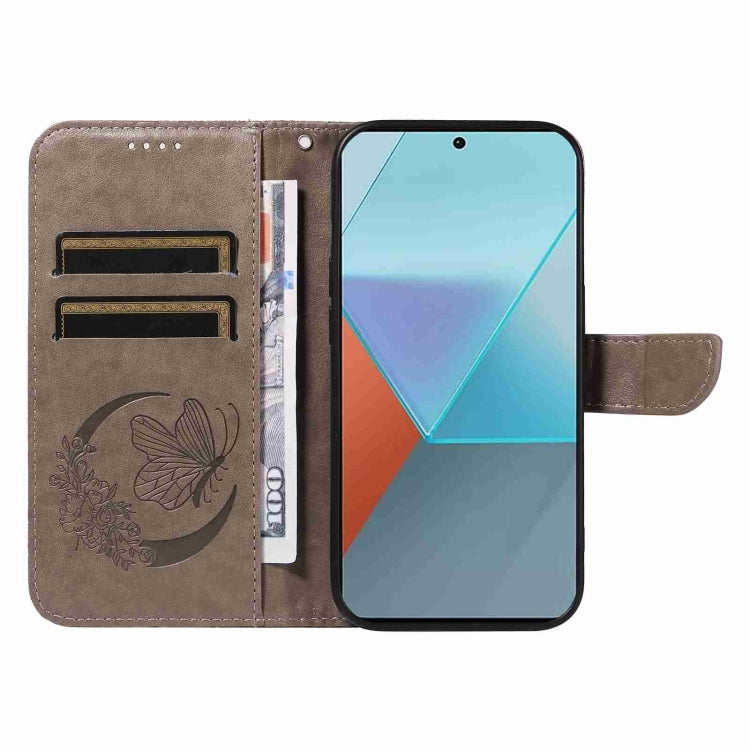 For Xiaomi Redmi Note 13 Pro 5G Swallowtail Butterfly Embossed Leather Phone Case
