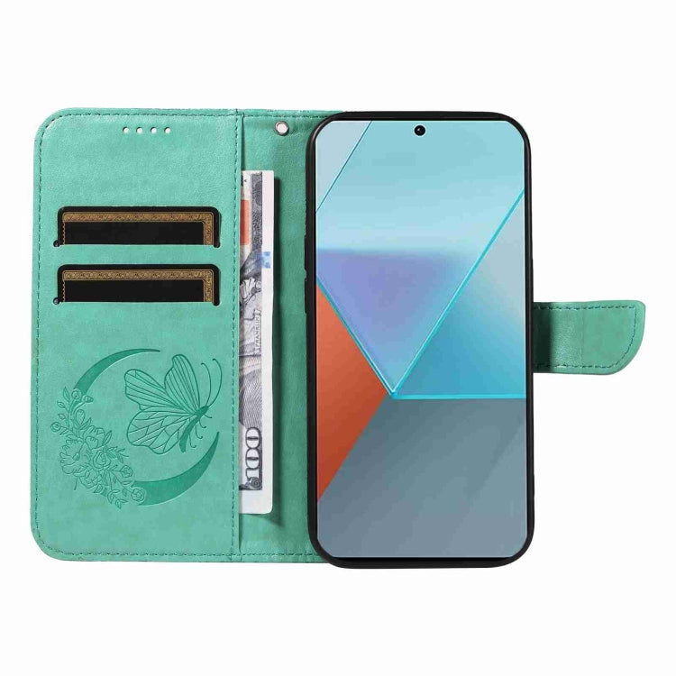 For Xiaomi Redmi Note 13 Pro 5G Swallowtail Butterfly Embossed Leather Phone Case