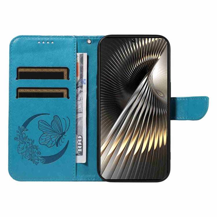 For Xiaomi Poco F6 Swallowtail Butterfly Embossed Leather Phone Case