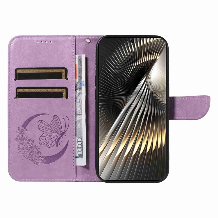 For Xiaomi Poco F6 Swallowtail Butterfly Embossed Leather Phone Case