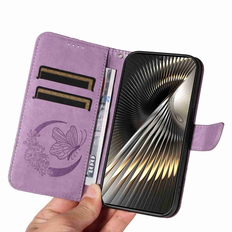 For Xiaomi Poco F6 Swallowtail Butterfly Embossed Leather Phone Case