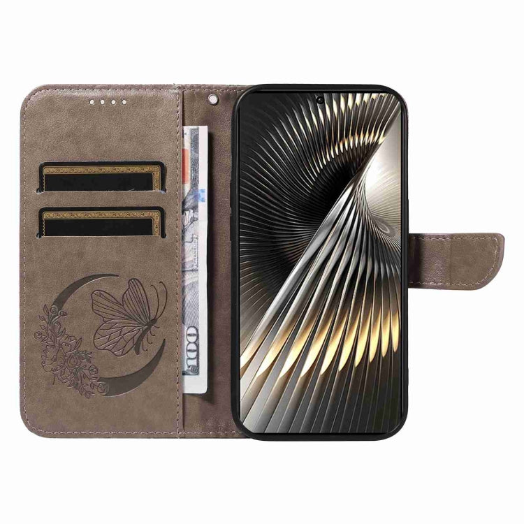 For Xiaomi Poco F6 Swallowtail Butterfly Embossed Leather Phone Case