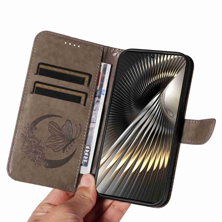 For Xiaomi Poco F6 Swallowtail Butterfly Embossed Leather Phone Case