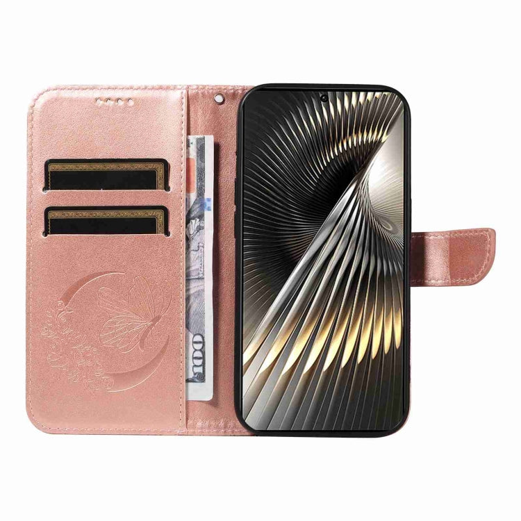 For Xiaomi Poco F6 Swallowtail Butterfly Embossed Leather Phone Case