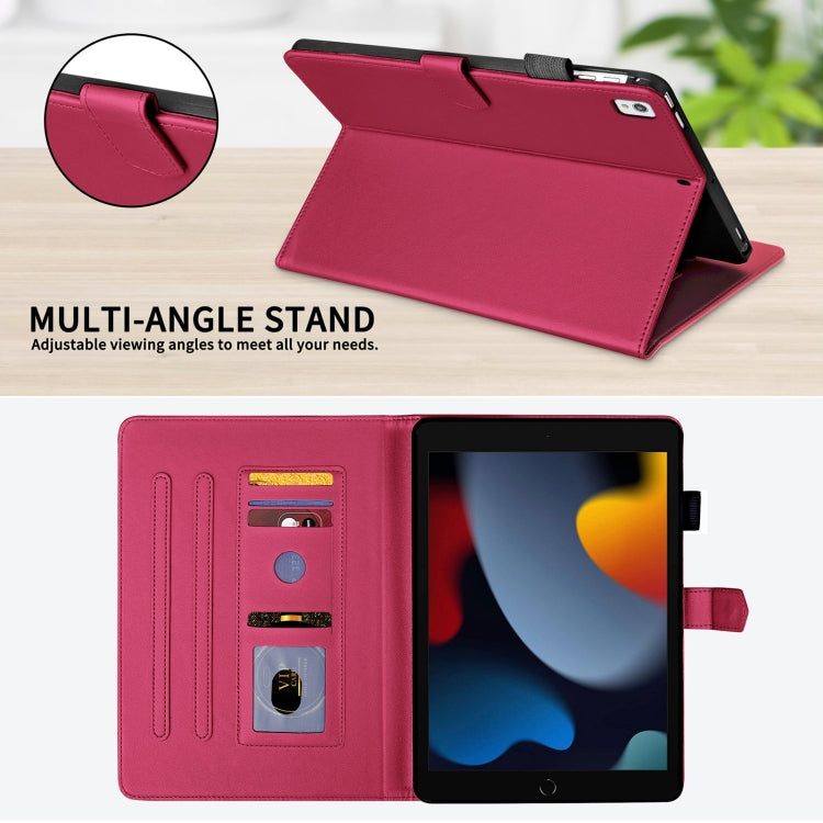 For iPad 10.2 2021 / 2020 / 10.5  Rhombus Lattice Leather Smart Tablet Case