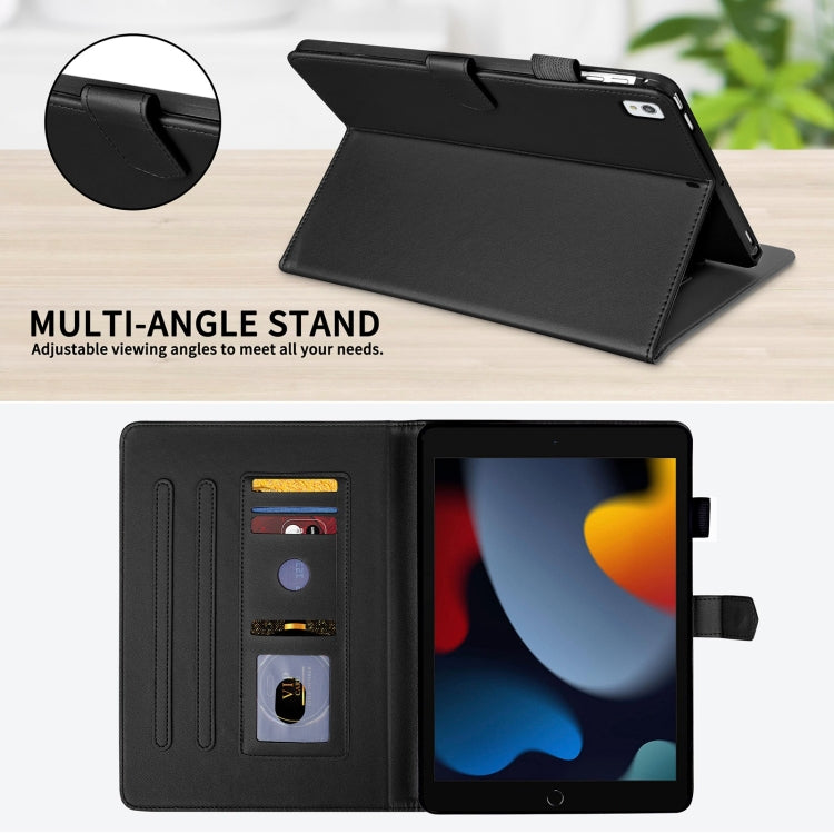 For iPad 10.2 2021 / 2020 / 10.5  Rhombus Lattice Leather Smart Tablet Case