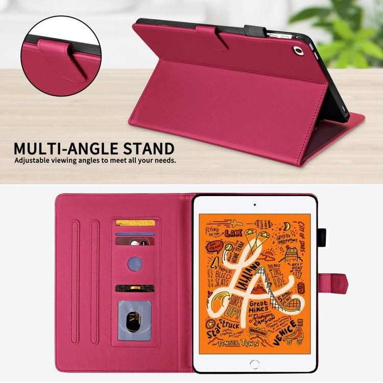 For iPad mini 5 / mini 4 / mini 3  Rhombus Lattice Leather Smart Tablet Case