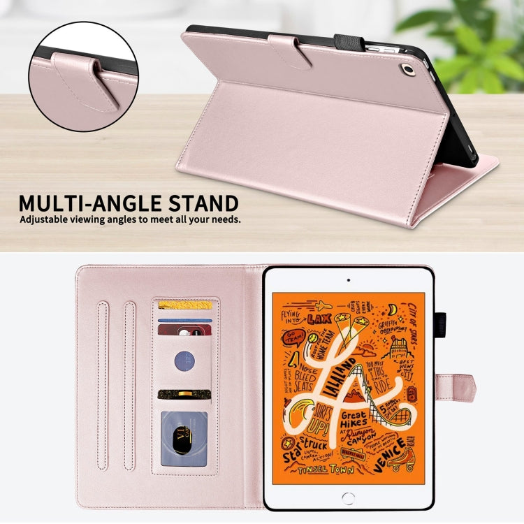 For iPad mini 5 / mini 4 / mini 3  Rhombus Lattice Leather Smart Tablet Case