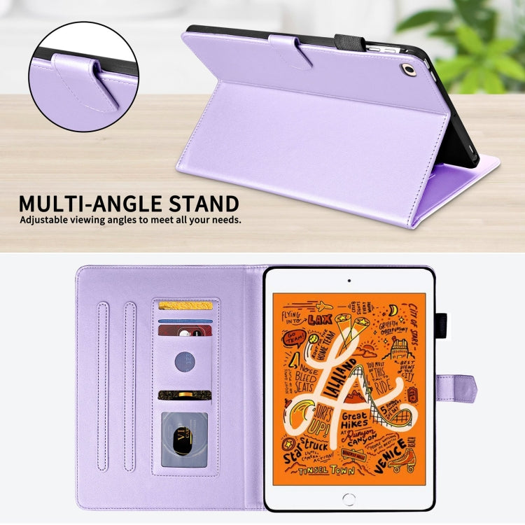 For iPad mini 5 / mini 4 / mini 3  Rhombus Lattice Leather Smart Tablet Case