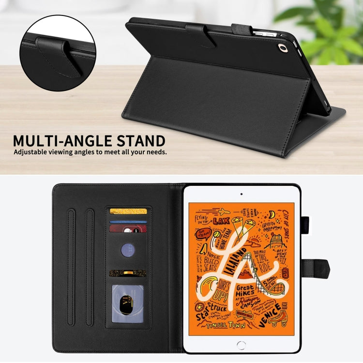 For iPad mini 5 / mini 4 / mini 3  Rhombus Lattice Leather Smart Tablet Case