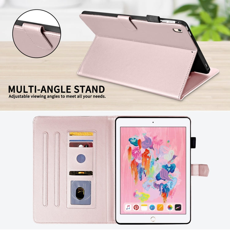 For iPad Air / Air 2 / 9.7 2017 / 2018 Rhombus Lattice Leather Smart Tablet Case