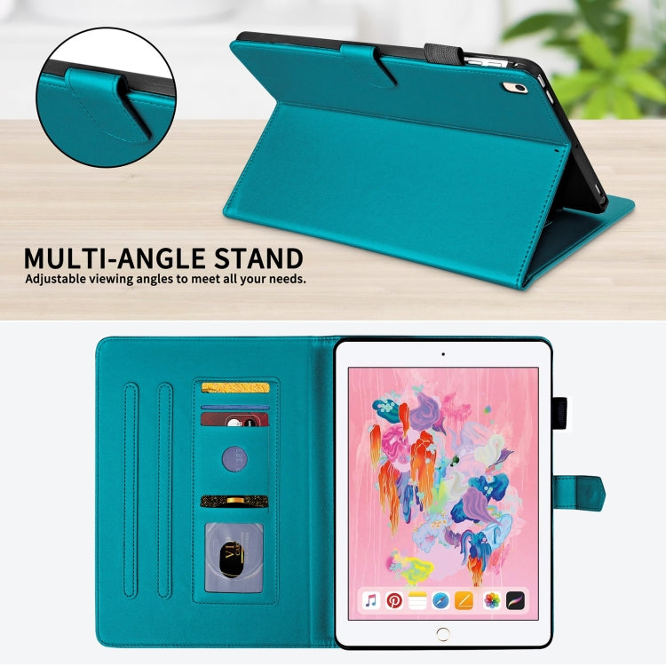 For iPad Air / Air 2 / 9.7 2017 / 2018 Rhombus Lattice Leather Smart Tablet Case