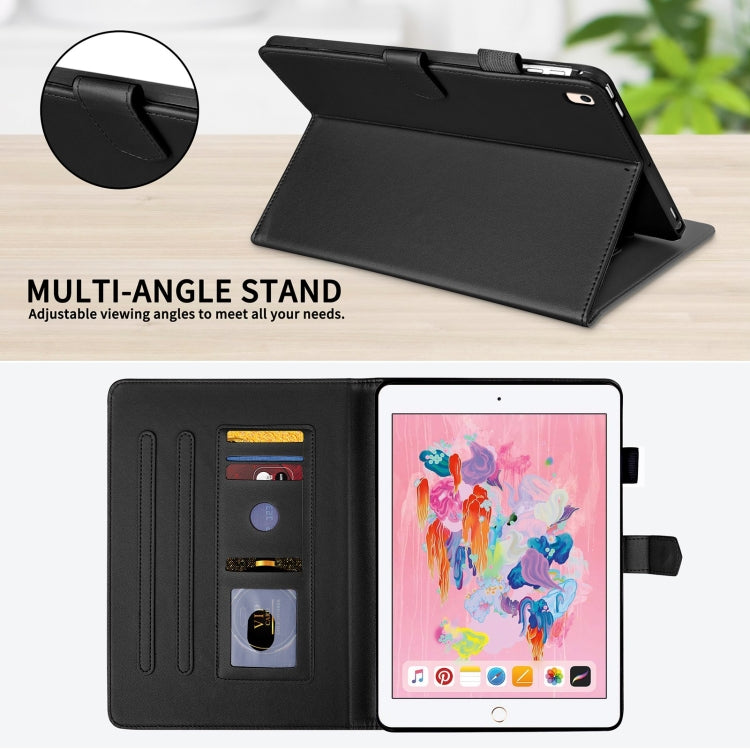 For iPad Air / Air 2 / 9.7 2017 / 2018 Rhombus Lattice Leather Smart Tablet Case