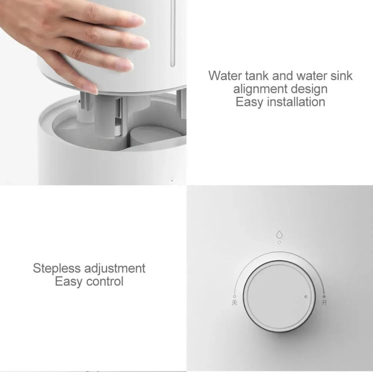 Xiaomi Mijia Large Capacity Humidifier 2, Specification:US Plug - White