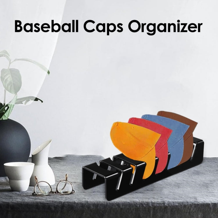 YX101 Acrylic Baseball Cap Stand Can Store 7 Baseball Caps