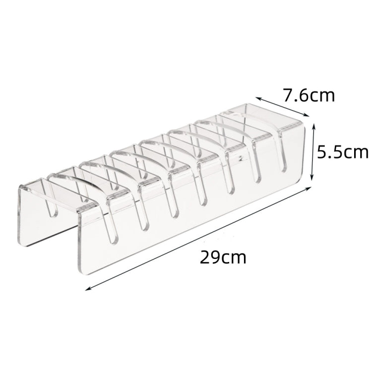 YX101 Acrylic Baseball Cap Stand Can Store 7 Baseball Caps