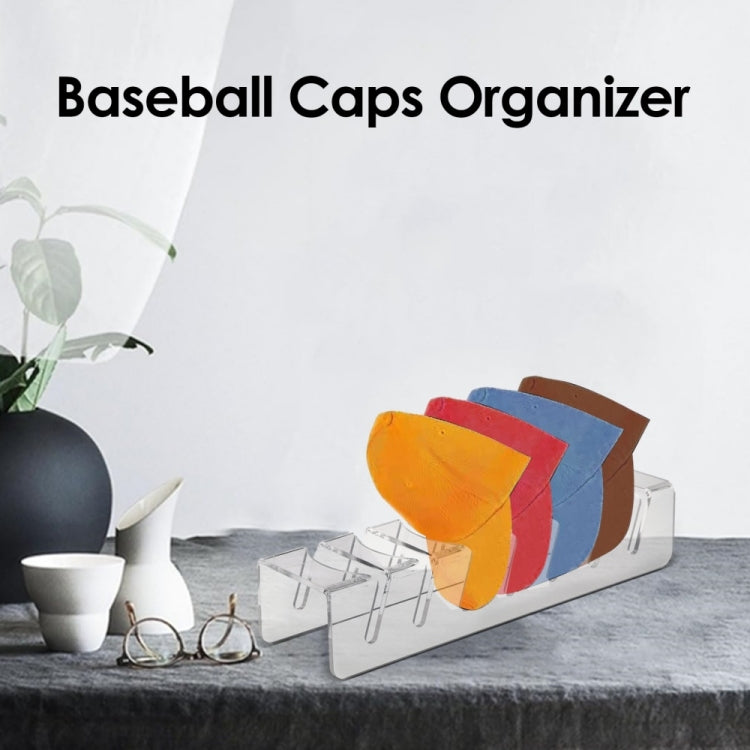 YX101 Acrylic Baseball Cap Stand Can Store 7 Baseball Caps