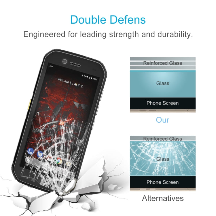 For CAT S32 50pcs 0.26mm 9H 2.5D Tempered Glass Film