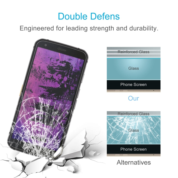 For CAT S62 50pcs 0.26mm 9H 2.5D Tempered Glass Film